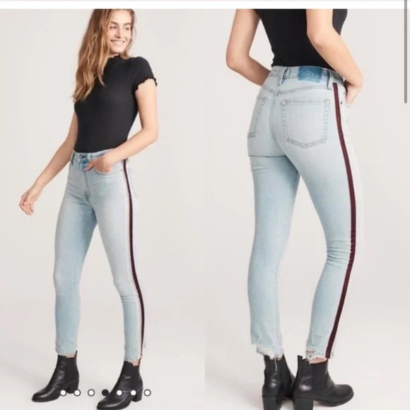 Abercrombie and Fitch Simone High Rise Slim - Picture 1 of 5